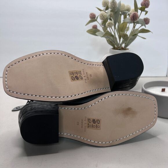 Rag & Bone Bristol Waxed Suede Ankle Boots Dark Gray Women's US 8/EU 38 - Picture 10 of 14